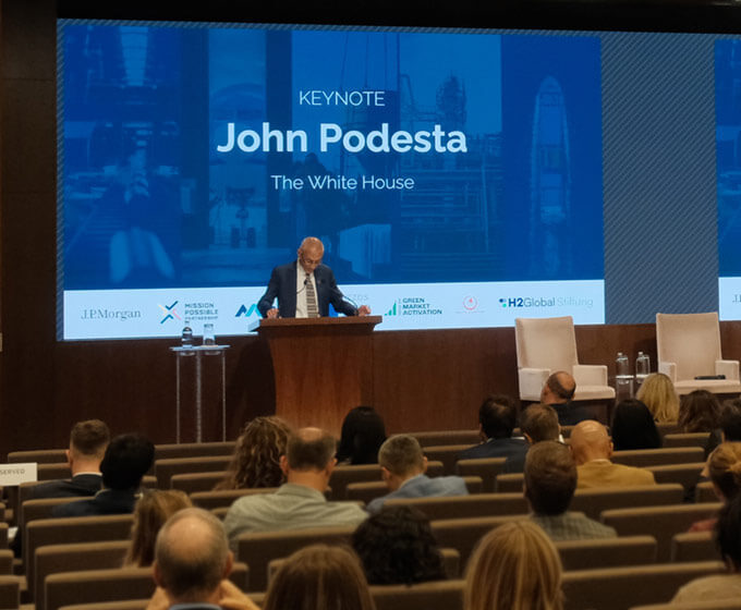 Comments from keynote speaker John Podesta Senior Advisor to the US President for International Climate Policy at the inaugural NYCW Green Markets Day 2024